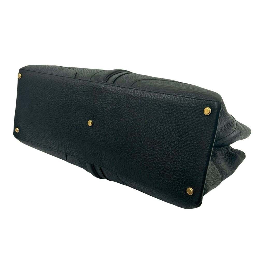 GUCCI Black Leather Tote Bag - Picture 8 of 10